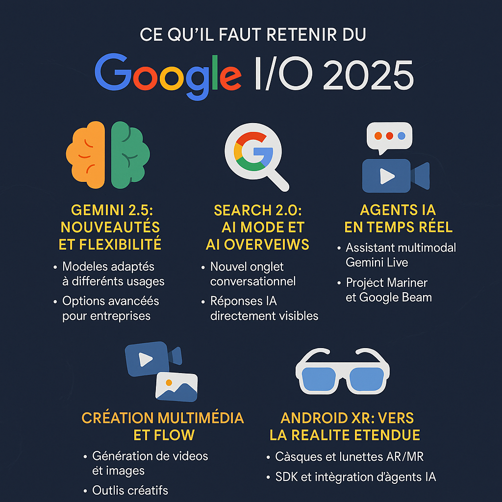 Google I/O 2025 : L’intelligence artificielle transforme notre quotidien numérique